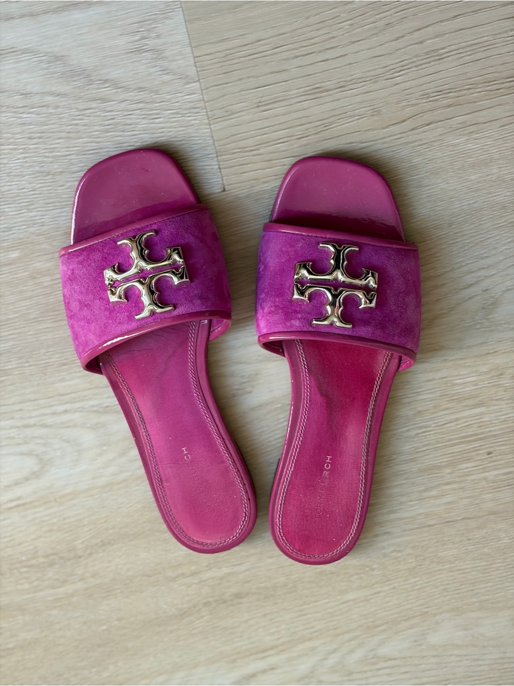 Tory Burch Velvet Eleanor Slides